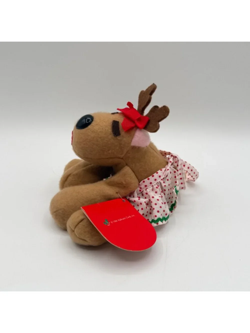 1987 Burger King Rodney and Friends Rhonda Reindeer Stuffed Plush Animal w/ Tag